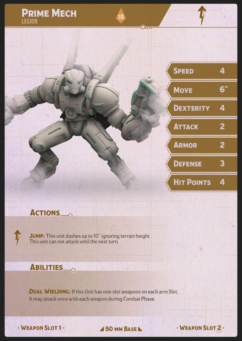 Legion - Prime Mech Troopers