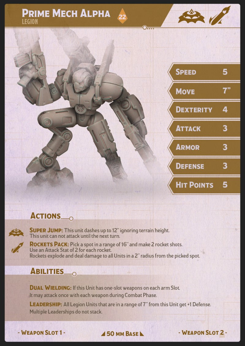 Legion - Prime Mech Alpha