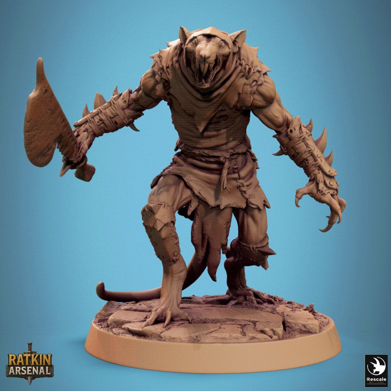 Ratfolk Soldier - Dominion Hatchet