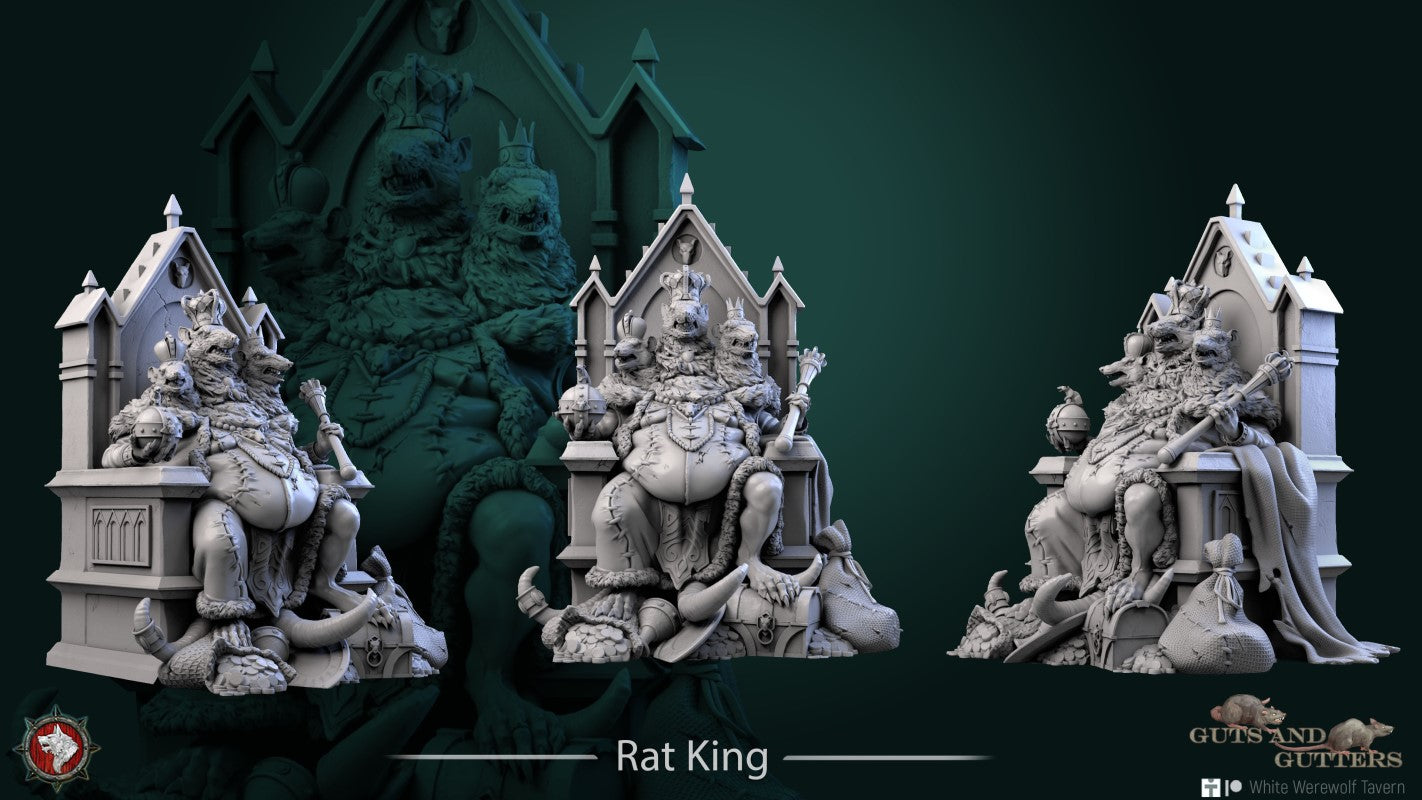 miniature Rat King by White Werewolf Tavern