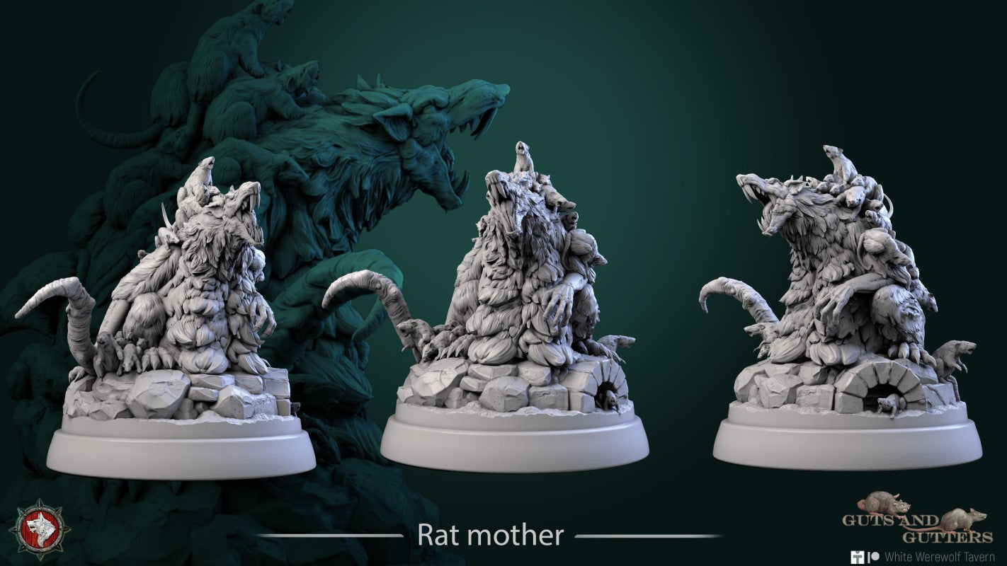 miniature Rat Mother by White Werewolf Tavern