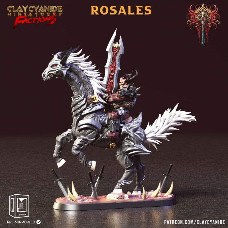 miniature Rosales by Clay Cyanide