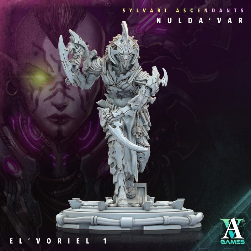 miniature El'Voriel by Archvillain Games Sci Fi