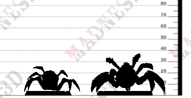 miniature set of 2x spiders designed by Cast n Play