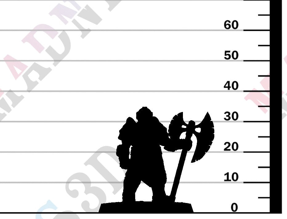 Dwarf Warrior - Big Axe Stand C