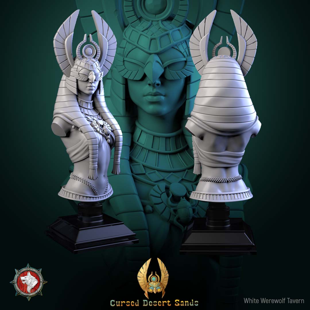 Sekhara The Lion Mother - Bust