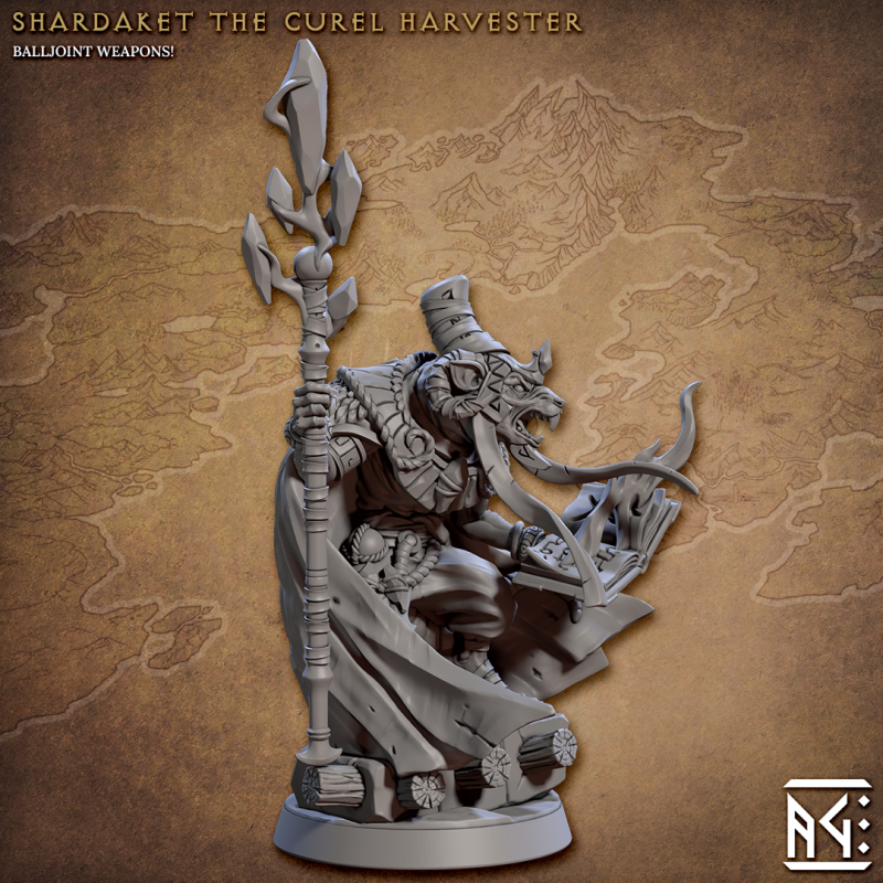 miniature Shardaket the Cruel Harvester by Artisan Guild