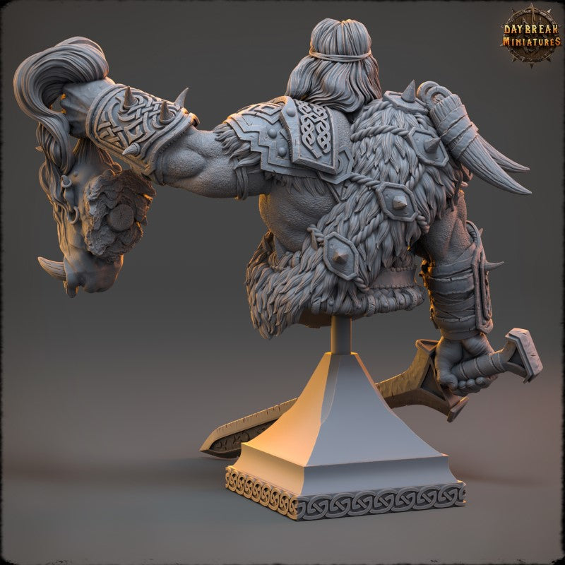 miniature Silas of the Eastern Peaks - Bust by Daybreak Miniatures