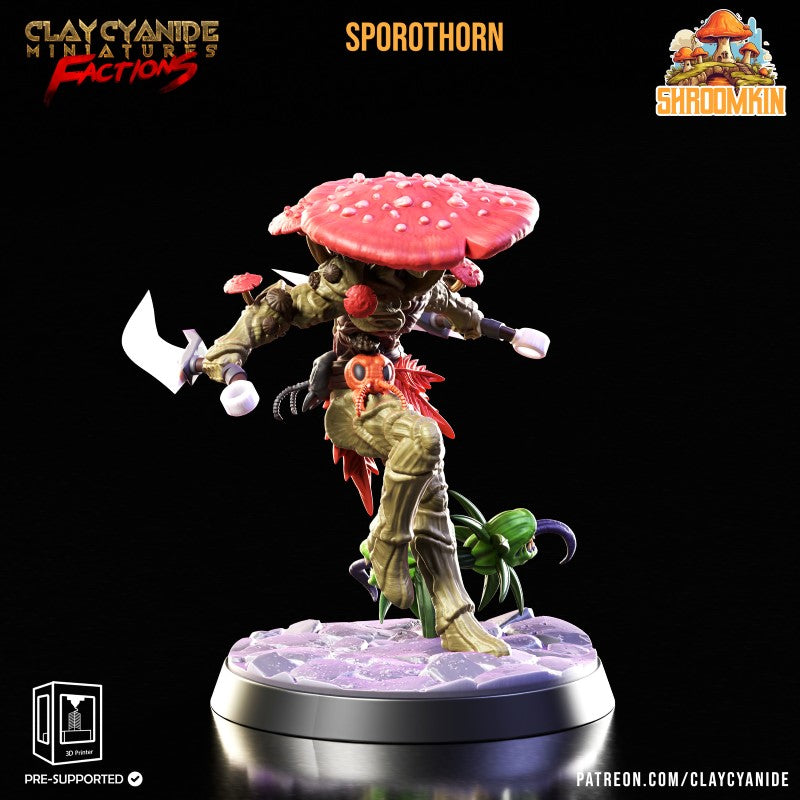 Miniature Sporothorn by Clay Cyanid