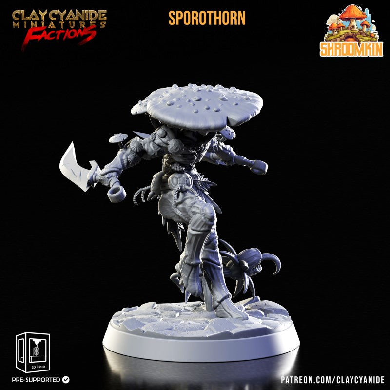 Miniature Sporothorn by Clay Cyanid