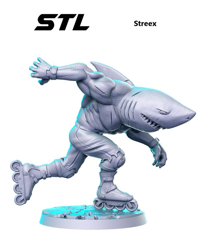 miniature Street Sharks by RN Estudio