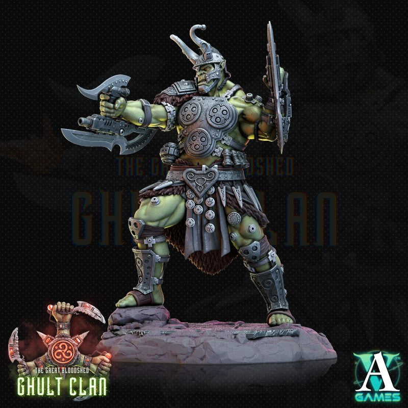 miniature Ghult Berserker by Archvillain Games