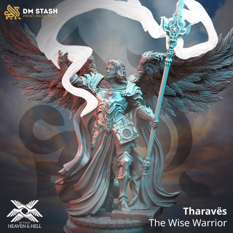 Miniature Tharavës - The Wise Warrior by DM Stash
