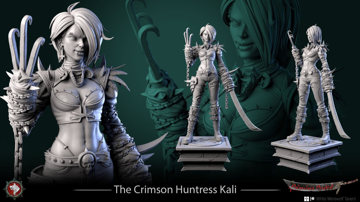 The Crimson Huntress - 75mm Scale