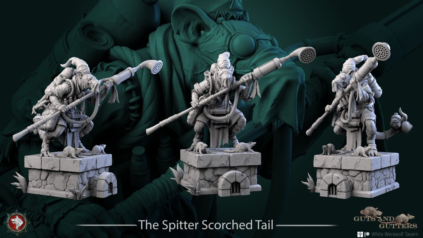 miniature The Spitter Scorched Tail by White Werewolf Tavern