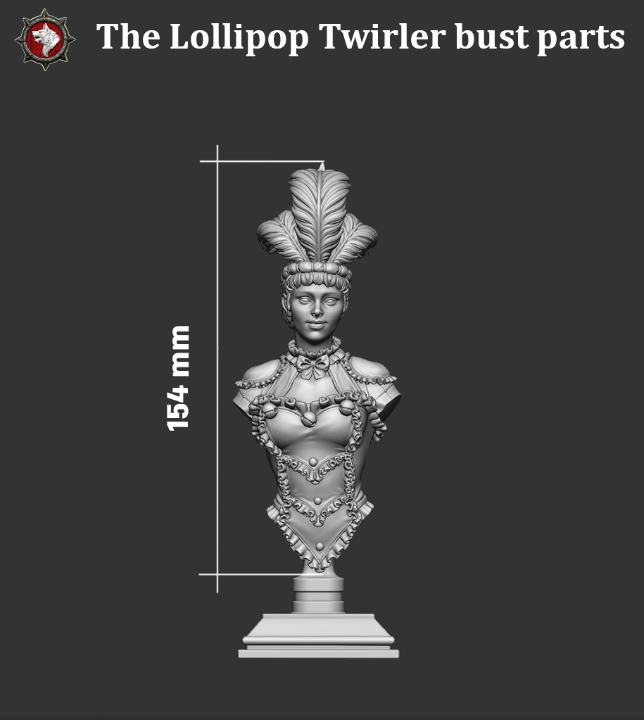 The Lollipop Twirler - Bust
