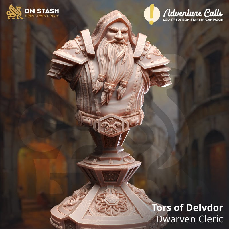 Tors of Delvdor - Dwarven Cleric - Bust