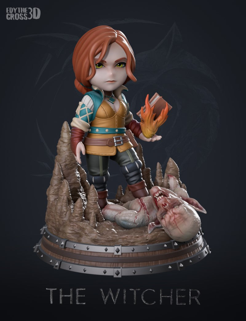 Fanart Chibi Triss - The Witcher