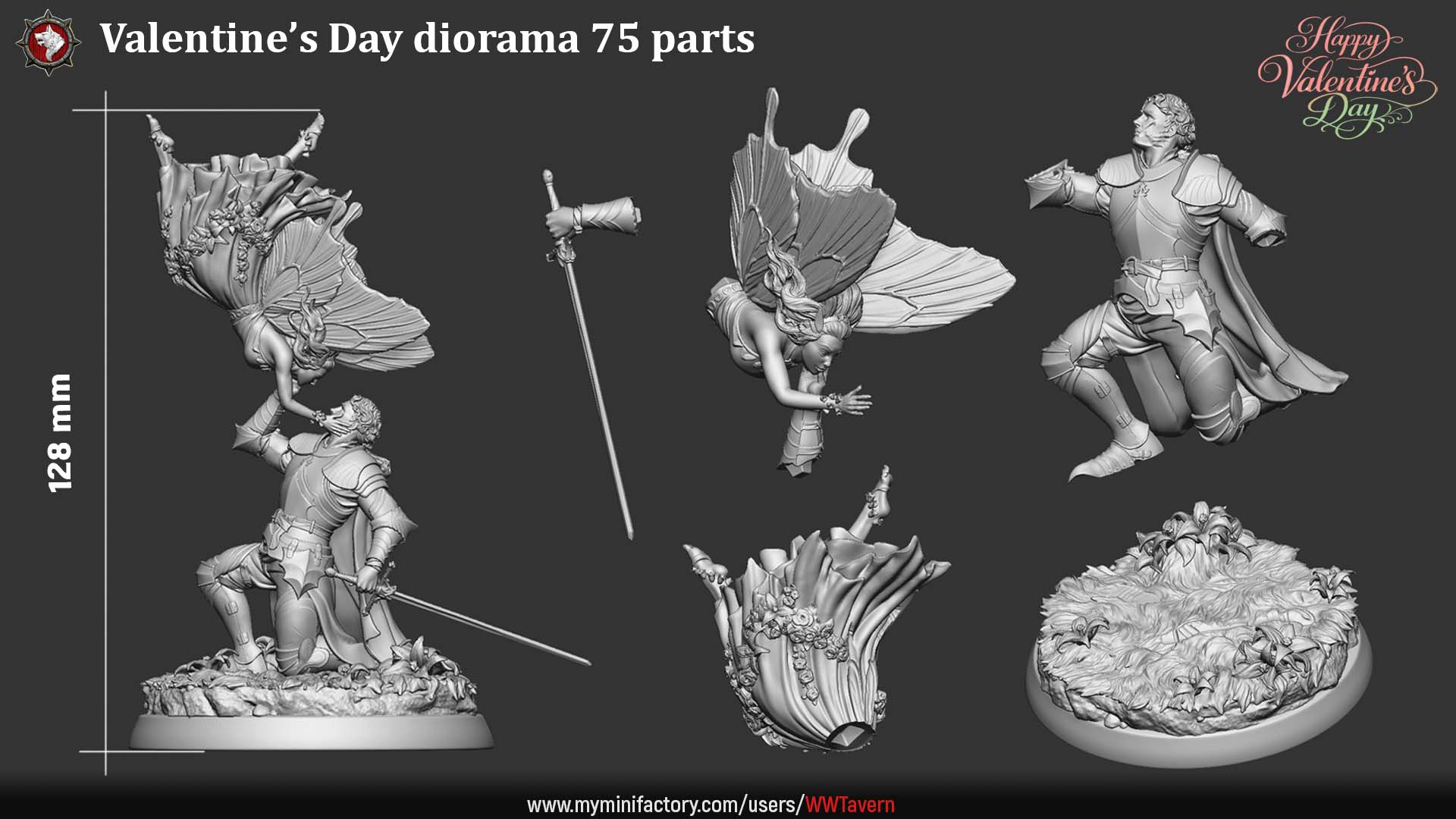 Valentine's Day Diorama