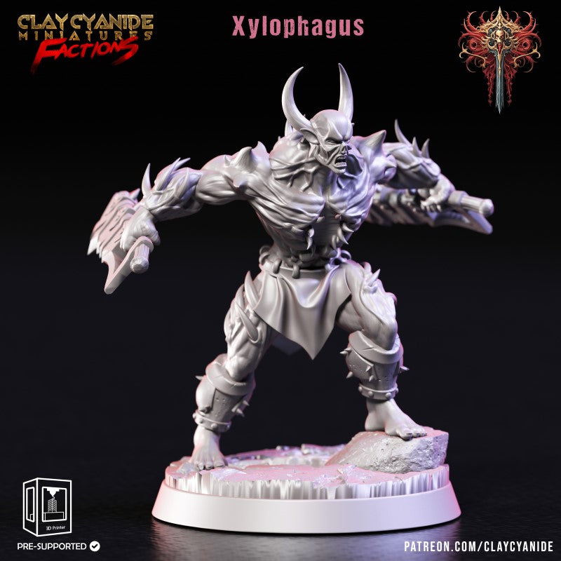 miniature Xylophagus by Clay Cyanide