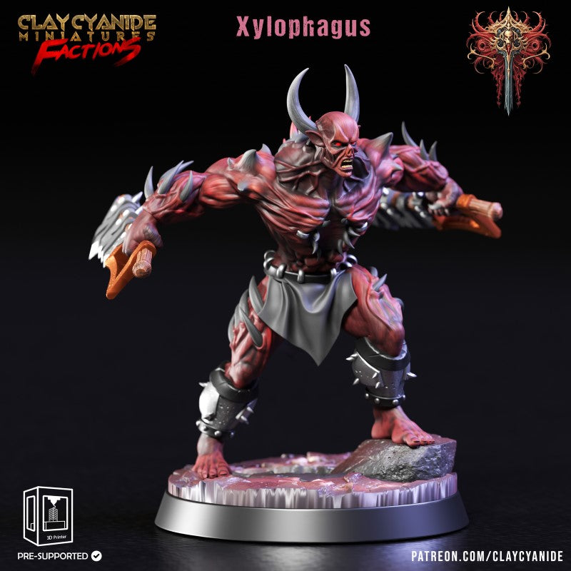 miniature Xylophagus by Clay Cyanide