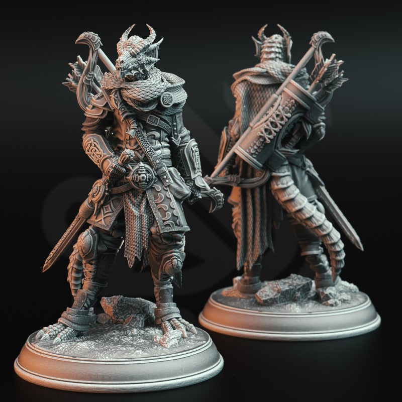 Miniature Zandoril - Dragonborn Ranger by DM Stash