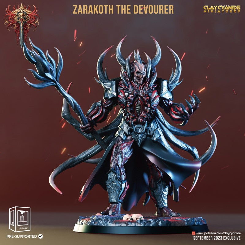 miniature Zarakoth the Devourer by Clay Cyanide