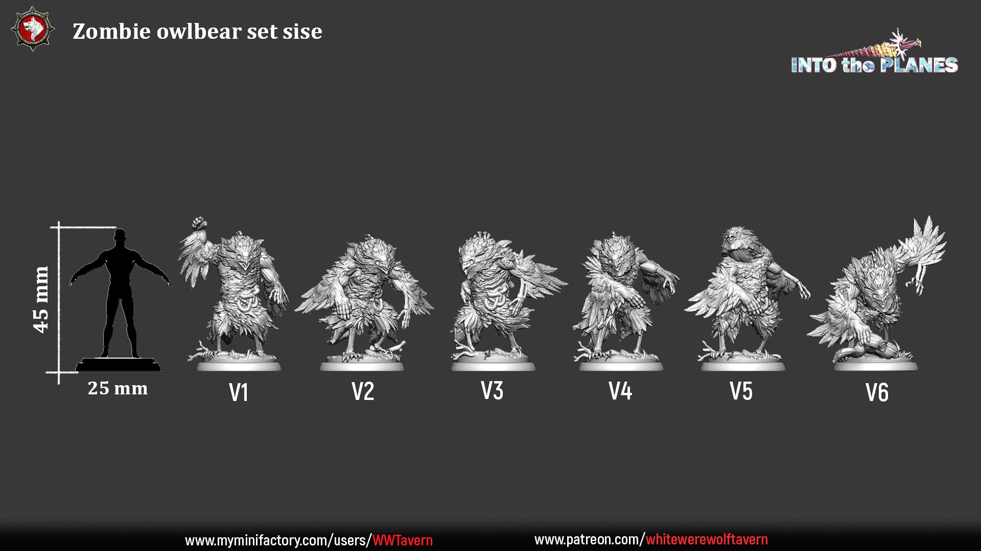 Zombie Owlbear Set