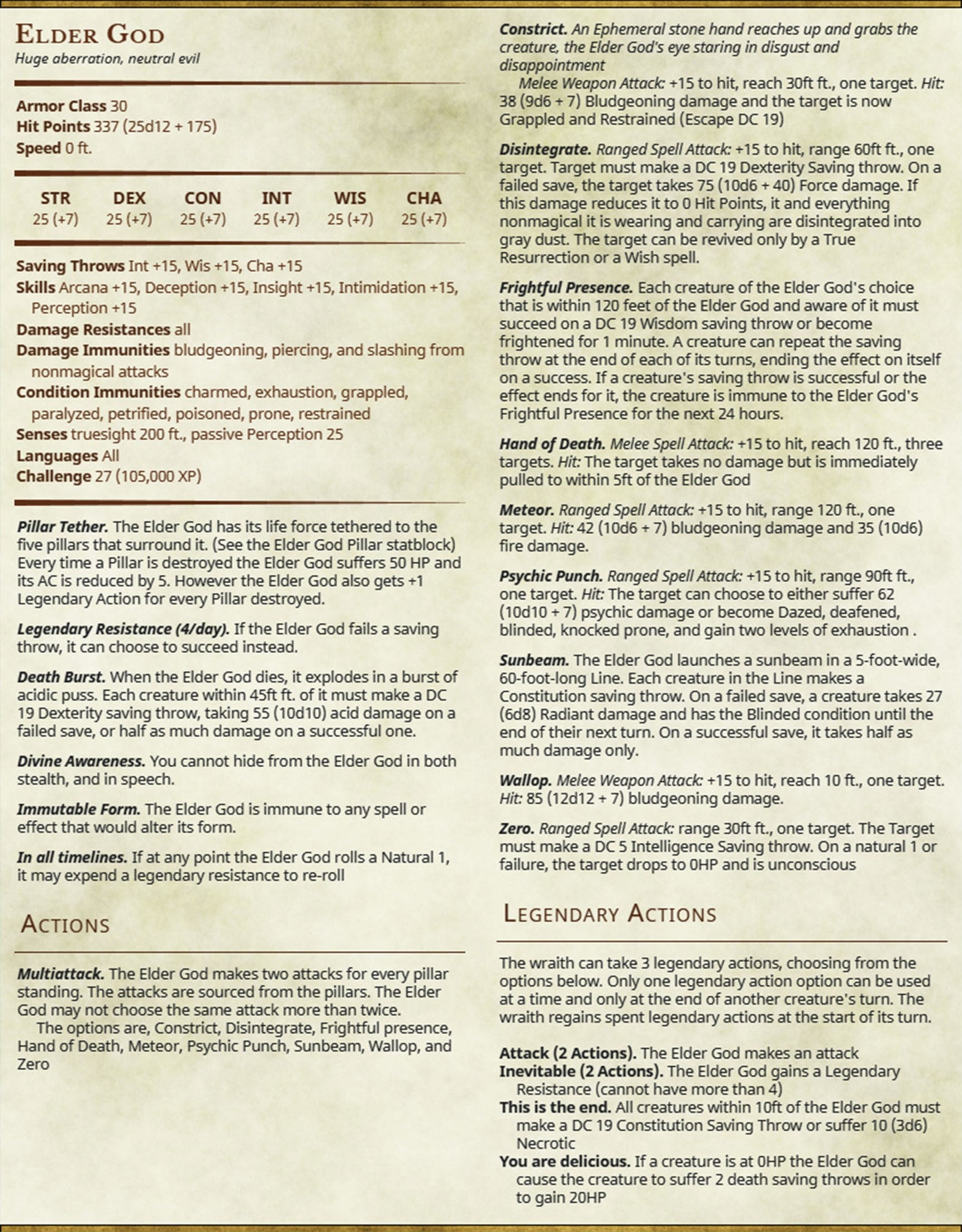 Elder God