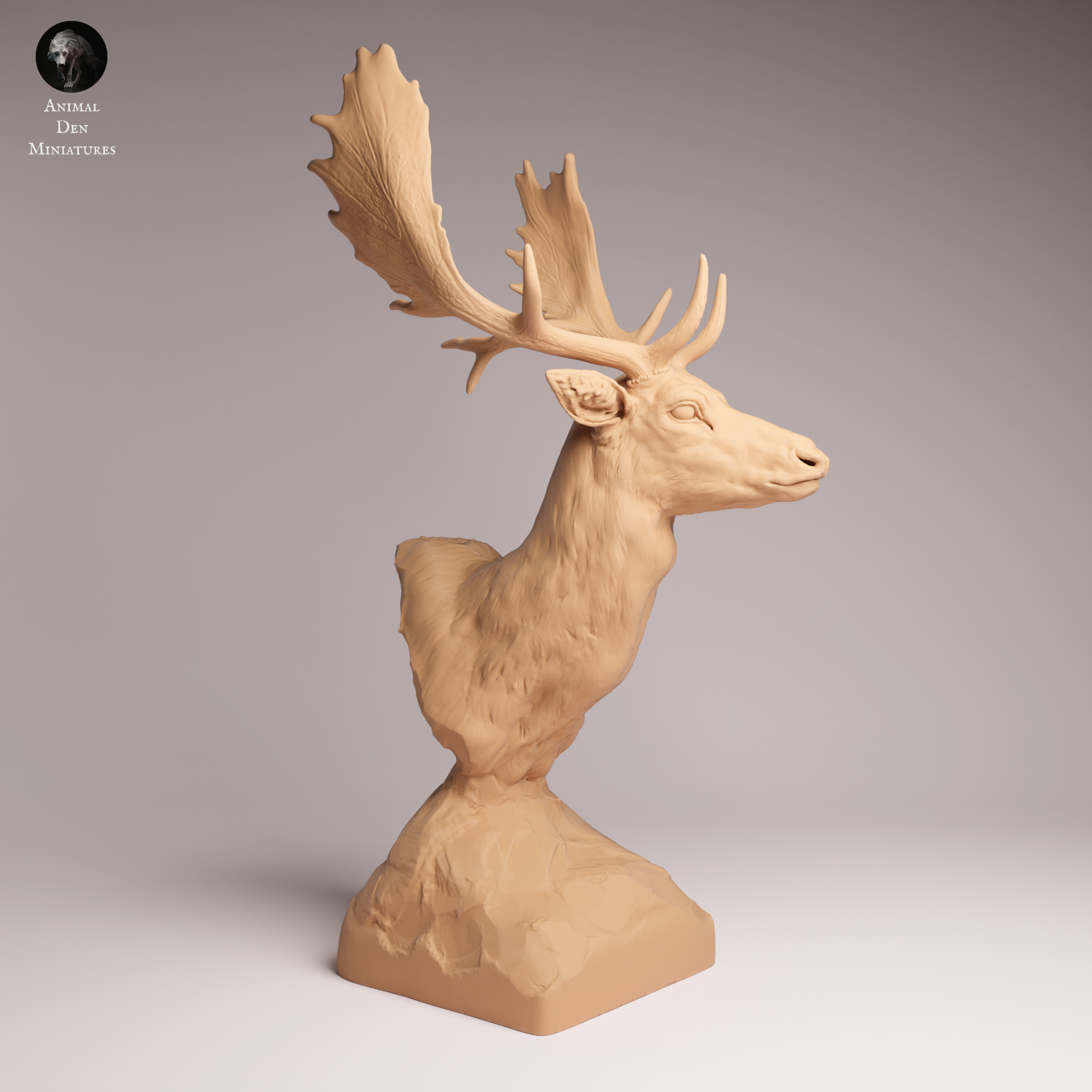 European Fallow Deer 1:12 - Bust