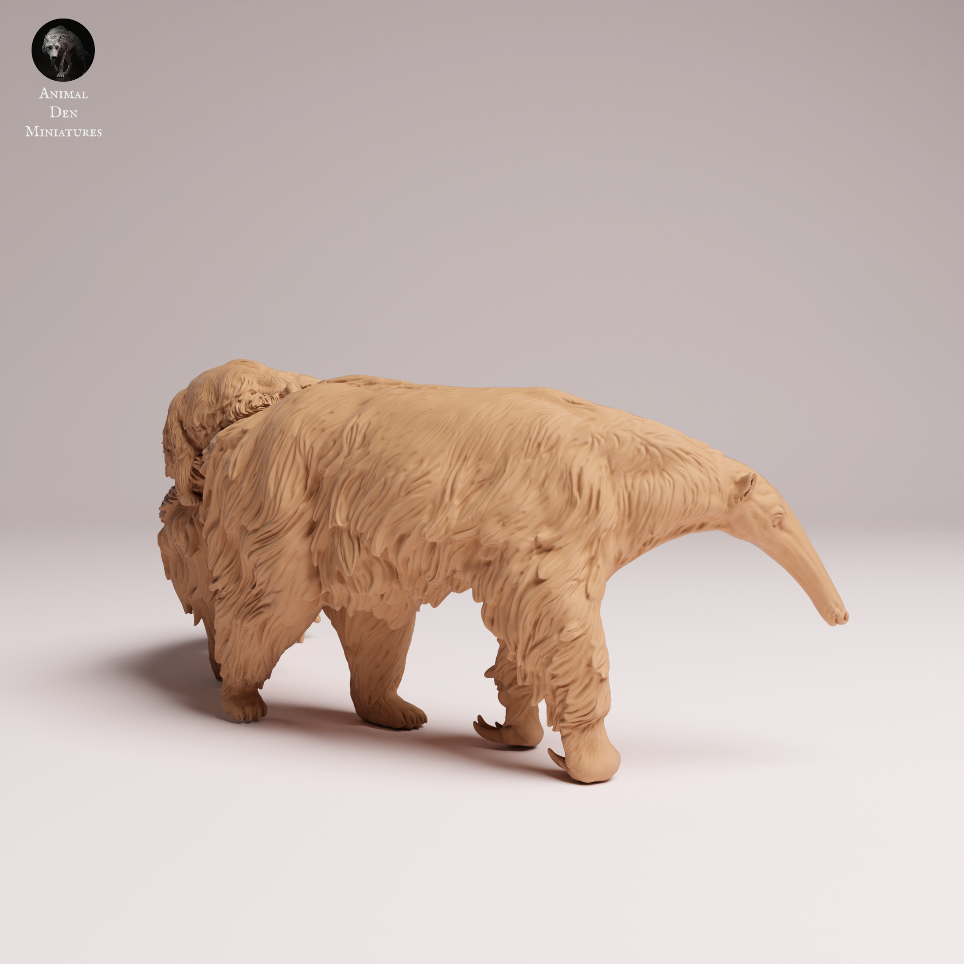 Giant Anteater - With Pup - 1-24