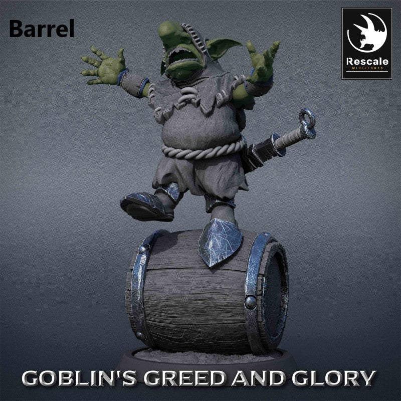 Goblin Monk - Barrel