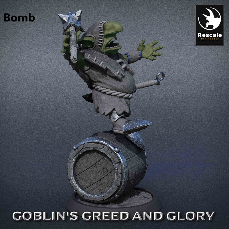 Goblin Monk - Barrel