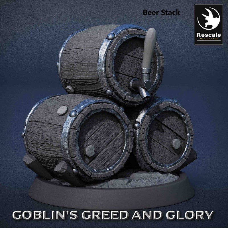 Goblin Camp Props - Barrel Stack