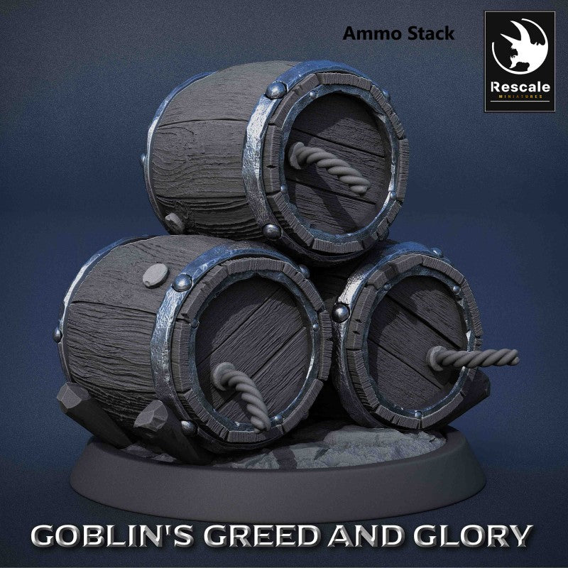 Goblin Camp Props - Barrel Stack