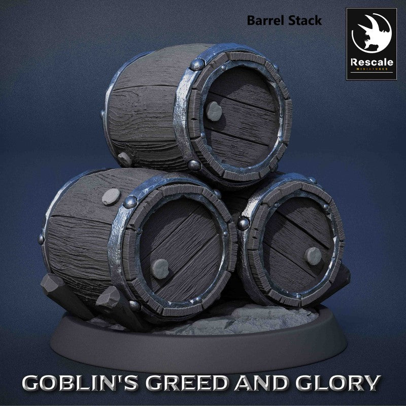 Goblin Camp Props - Barrel Stack