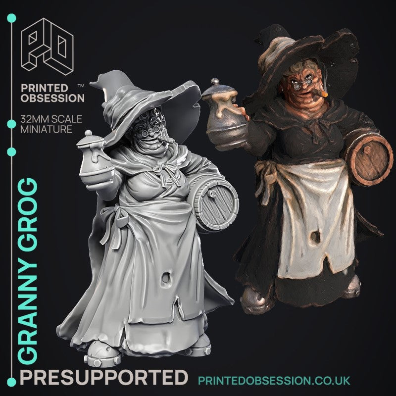 Miniature Granny Grog by Printed Obsession