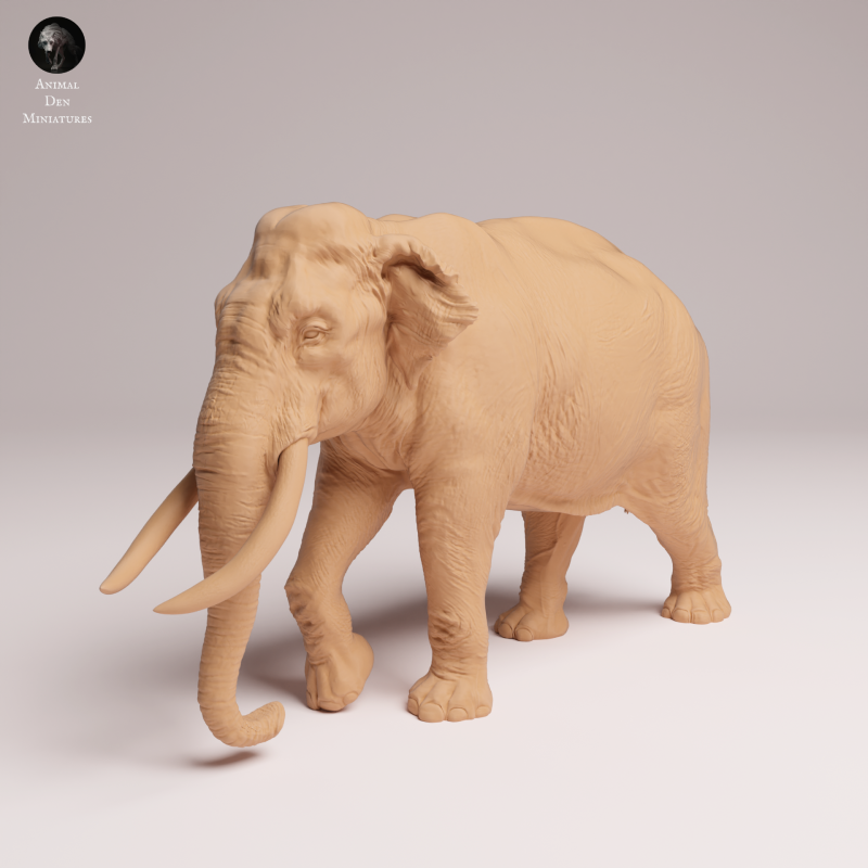 Indian Elephant Bull 1:32