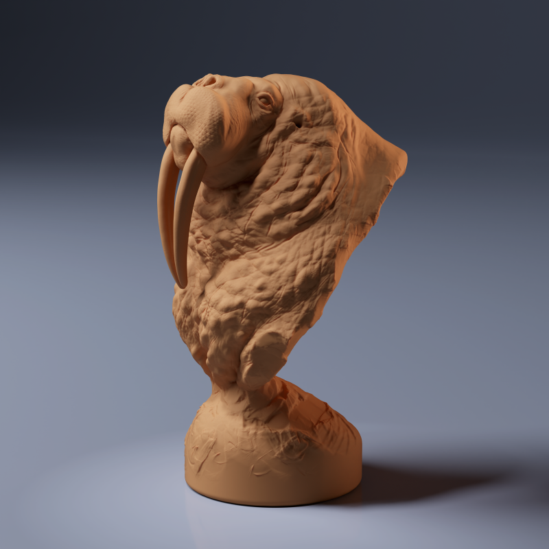 Walrus Bust 1:18