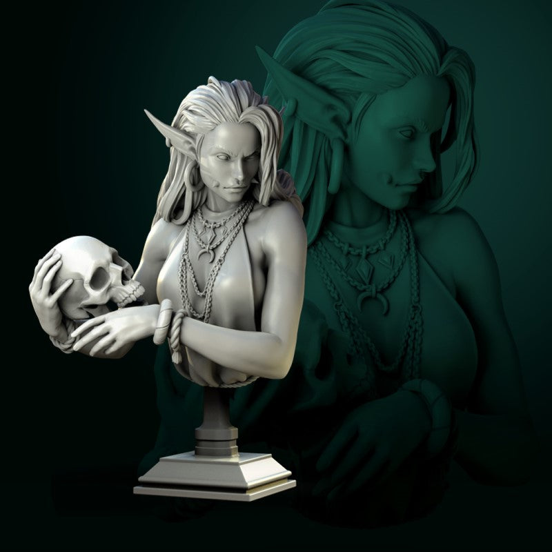 Laedria the Necromancer - Bust