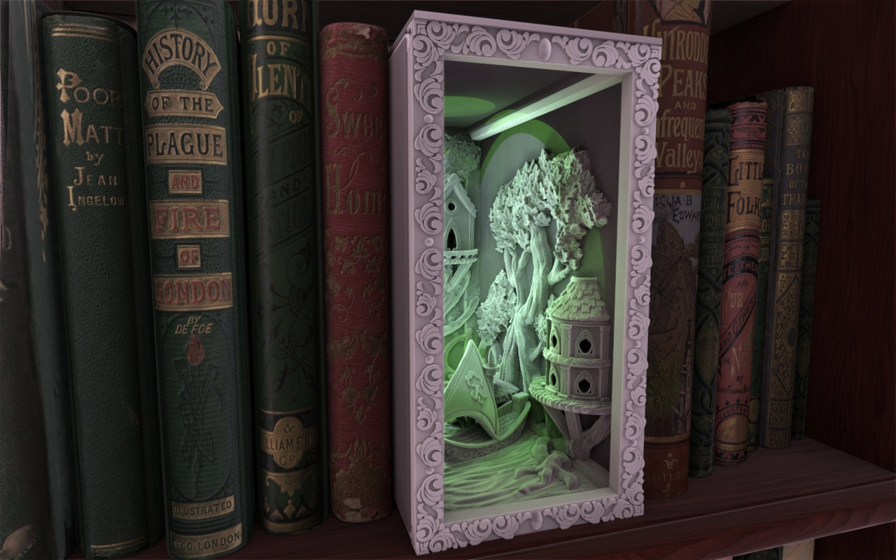 Booknooks - Elf Forest - FDM