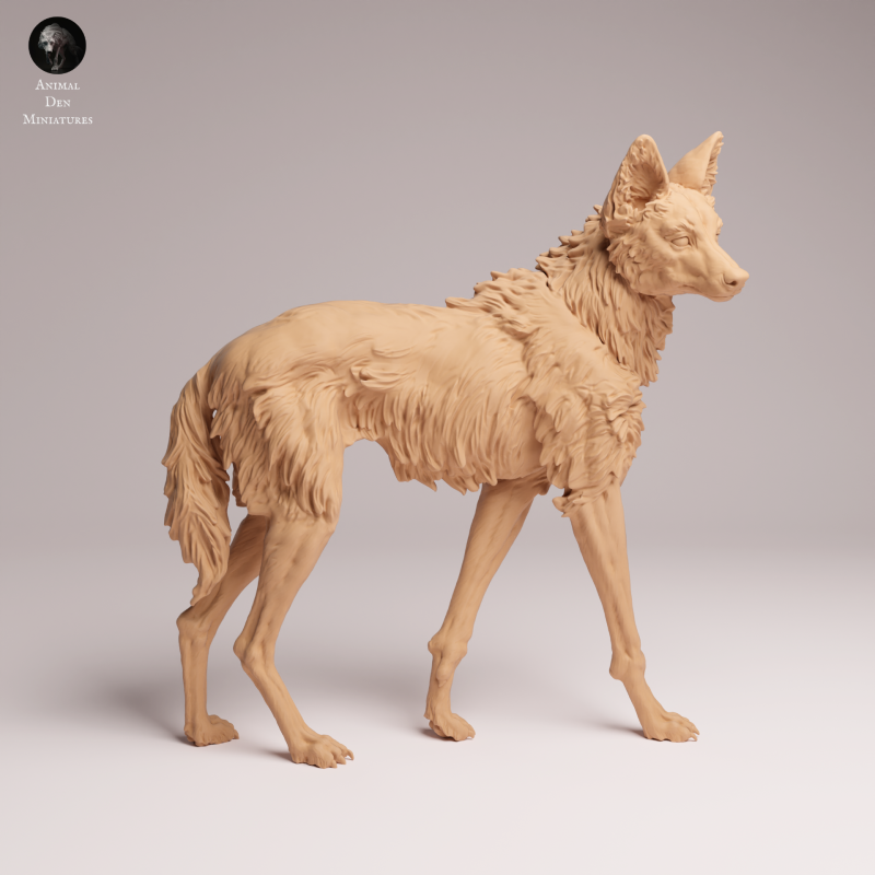 Maned Wolf Standing 1:16