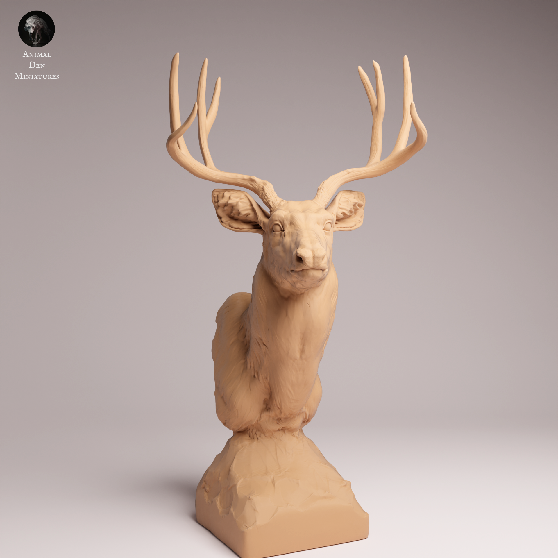 Mule Deer 1:12 - Bust