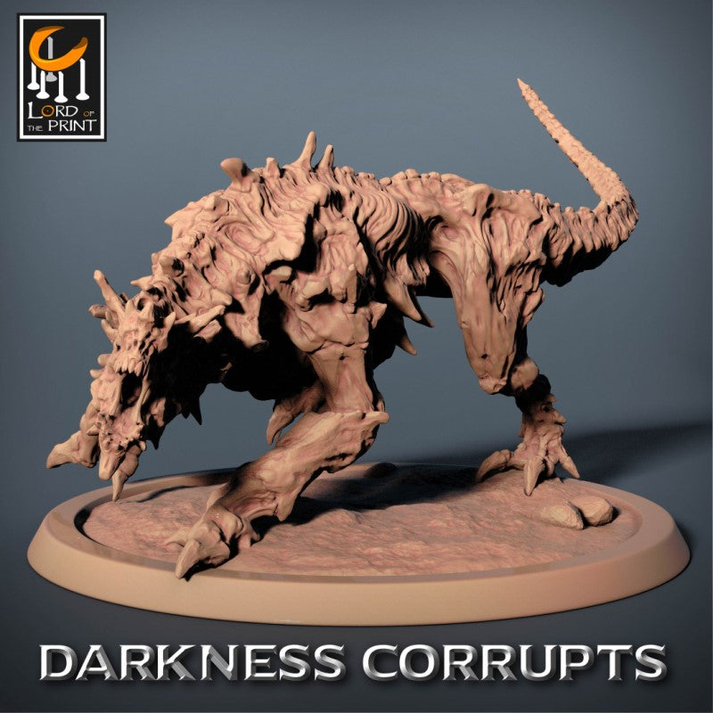 miniature Hellhound Rush by Lord of the Print