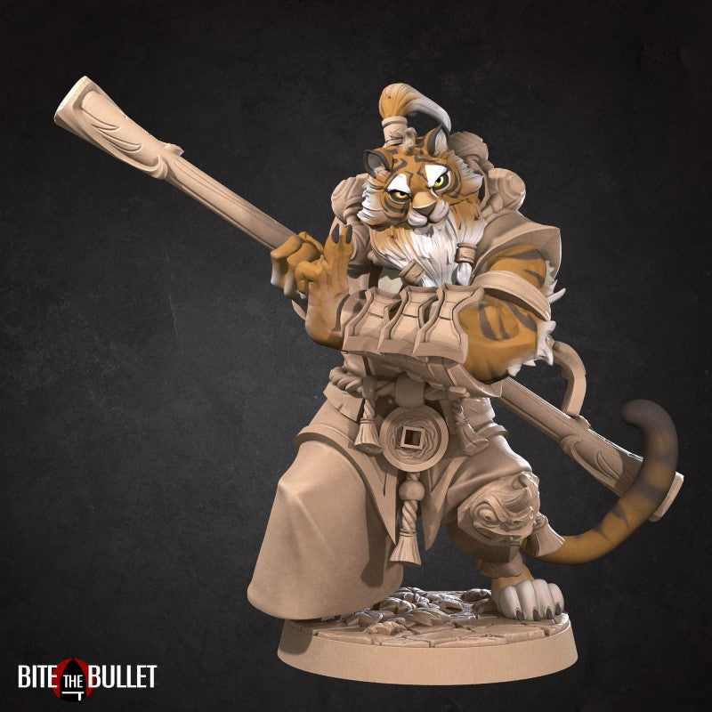 Miniature Tabaxi Monk by Bite the Bullet