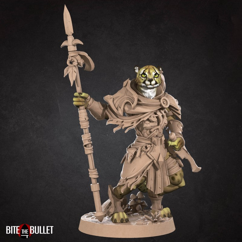 Miniature Tabaxi Ranger by Bite the Bullet
