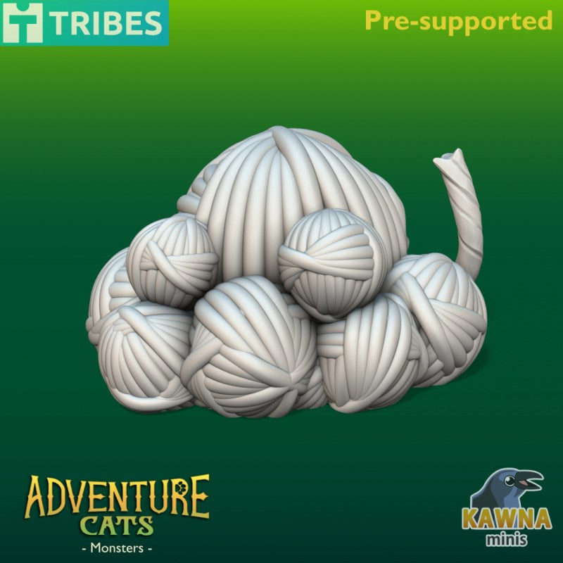 miniature Yarn Ball Mimic by The Kawna