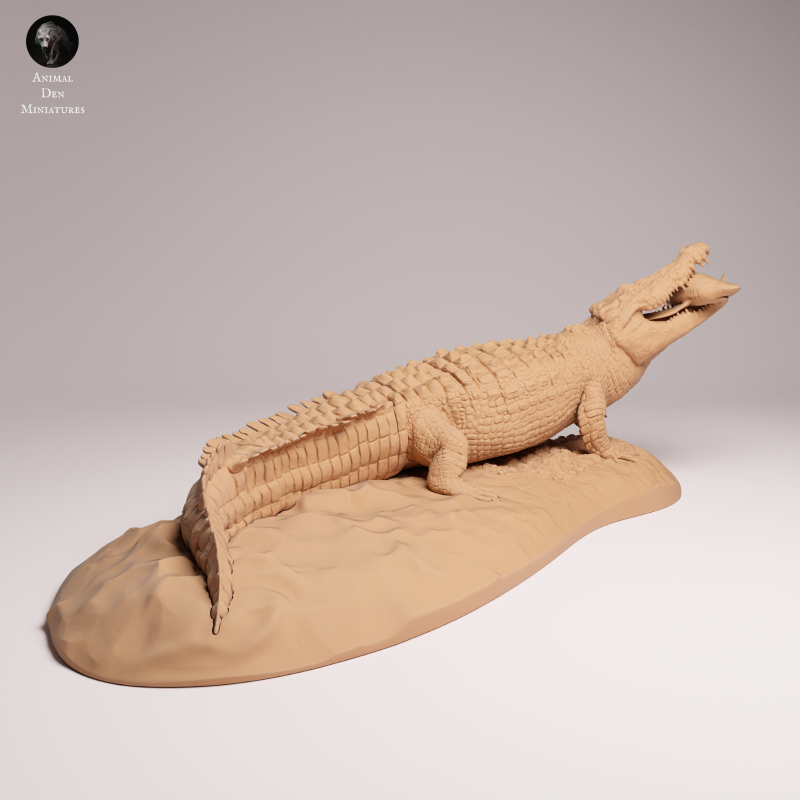 Saltwater Crocodile Prey 1:32