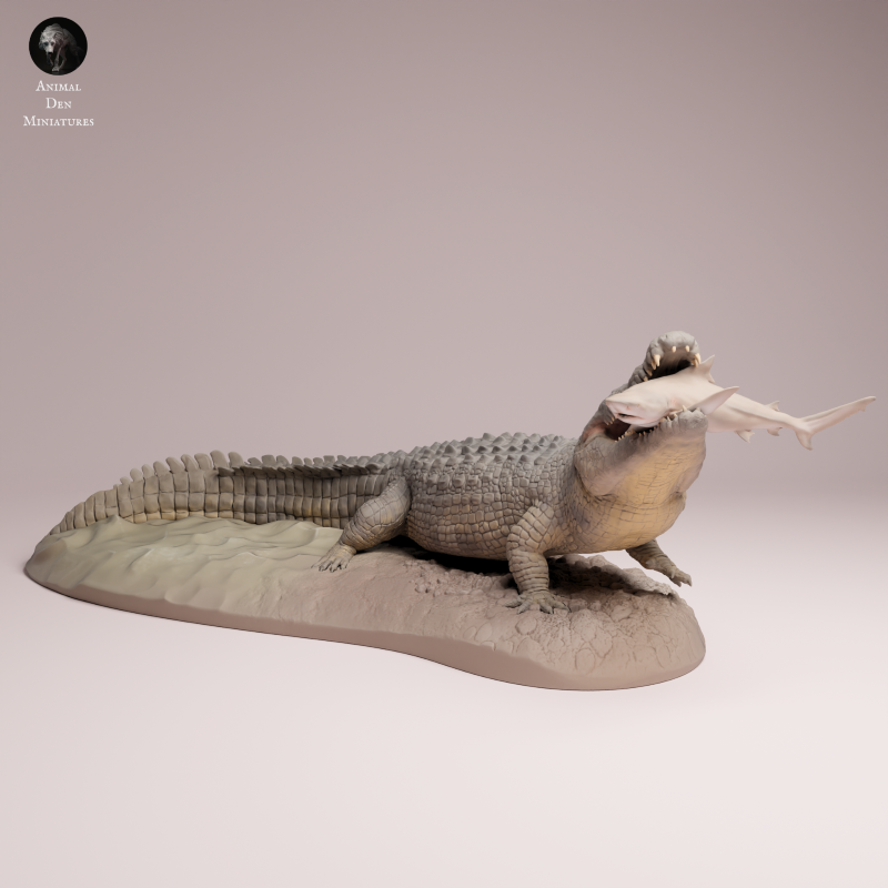 Saltwater Crocodile Prey 1:32