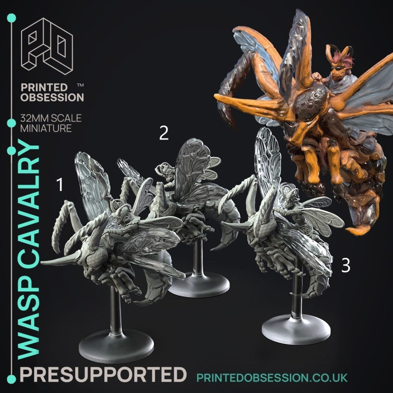 miniature Wasp Cavalry by Printed Obsession